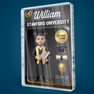 Graduation,Gift For Yourself,Gift For Women,Gift For Men,Gift For Daughter,Gift For Son,Gift For Sibling,Gift For Sisters,Gift For Brothers,Gift For Bestie,Non-Eng,Photo - Toybox Figure,Playful - Custom Photo Toybox Figure Graduation Limited Edition - Personalized Custom Shaped Acrylic Plaque