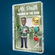 Gift For Yourself,Gift For Women,Gift For Men,Teacher,Gifts For Colleagues,Non-Eng,Photo - Toybox Figure,Playful - Custom Photo Toybox Figure Teacher Limited Edition - Personalized Custom Shaped Acrylic Plaque