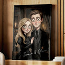 Top Market,Art Design,Playful,Halloween,Family,Photo - Gothic Portrait Art - Custom Photo Gothic Portrait Art Family Couple Pet Lovers - Personalized Poster