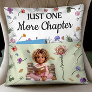 Art Design,Christmas,Cozy,Reading,Gift For Yourself,Photo - 3D Reading Woman & Man - Custom Photo 3D Book Lover This Is My Reading Pillow - Personalized Pocket Pillow