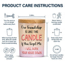 Like This Candle - Gift For Bestie - Personalized Scented Candle With Wooden Lid