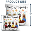 Sisters Forever - Gift For Sisters And Best Friends - Personalized Pillow