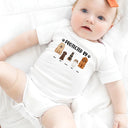 Dog Lovers Protected By - Gift For Baby, Baby Shower, New Baby - Personalized Baby Onesie