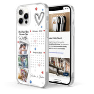 Calendar The Day You Became Our Daddy - Gift For Father - 3D Inflated Effect Printed, Personalized Clear Phone Case