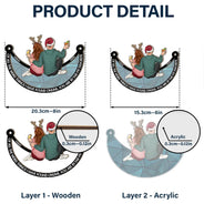 Gift For Couples - Of All The Weird Things I Have Found - Personalized Window Hanging Suncatcher Ornament