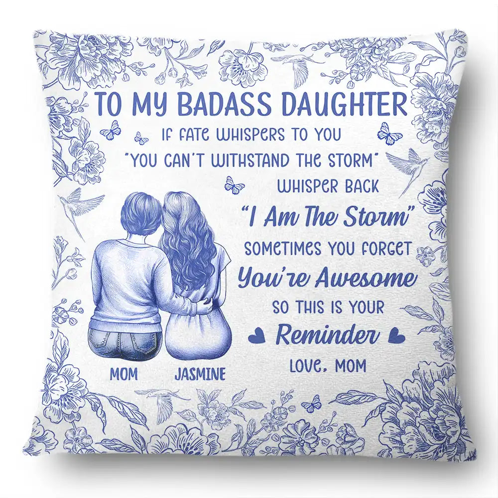 If Fate Whispers To You Daughter Granddaughter - Personalized Pillow