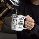 Love, Gift For Couples, Gift For Husband, Gift For Wife, Gift For Boyfriend, Gift For Girlfriend - In Case I Don't Say It Enough Kising Couples Toile - Personalized White Edge-to-Edge Mug
