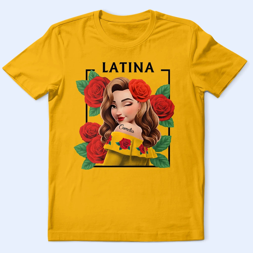 Hispanic Woman Latinos - Personalized T Shirt