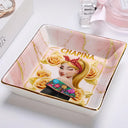 Gift For Bestie,Gift For Sisters,Gift For Yourself,Gift For Women,Happy,Hispanic - Hispanic Woman Latinos - Personalized Ring Dish