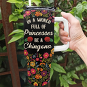 Gift For Bestie,Gift For Sisters,Gift For Yourself,Gift For Women,Happy,Hispanic - Always Chingona Sometimes Cabrona But Never Pendeja Hispanic - Personalized 40oz Tumbler With Straw 