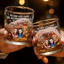 Gift For Bestie,Gifts For Colleagues,Gift For Sisters,Funny,Gift For Sibling - No One Will Ever Be As Entertained By Us As Us 3D Bestie - Personalized Whiskey Glass