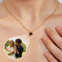 Gift For Couples,Gift For Wife,Gift For Girlfriend,Love,LGBT,Gift For Women - Custom Photo You & Me We Got This Couple - Personalized Bubble Projection Necklace