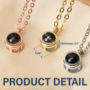 Gift For Couples,Gift For Wife,Gift For Girlfriend,Love,LGBT,Gift For Women - Custom Photo You & Me We Got This Couple - Personalized Bubble Projection Necklace