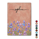 Gift For Yourself,Gift For Women,Gift For Men,Happy - Birth Month Flower Watercolor Blooming In Love - Personalized Passport Cover, Passport Holder