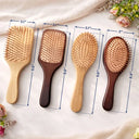 Gift For Women,Gift For Mother,Gift For Daughter,Mom,Daughters,Love - Infinity Birth Flower Mother And Daughter Forever Linked Together - Personalized Wooden Hair Brush