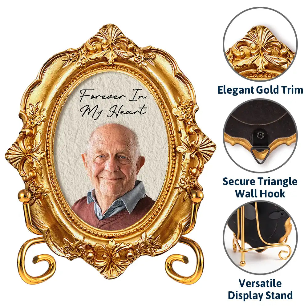 Memorial,Parents,Gift For Grandparents,Family,Gift For Sibling,Gift For Mother,Gift For Father,Sad,Dog Lovers,Cat Lovers,Pet Lovers,Non-Eng,Photo - Custom Photo Memorial I'm Always With You - Personalized Ornate Frame