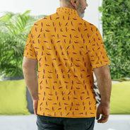 Gift For Husband,Gift For Boyfriend,Funny,Independence Day,Icon,Humorous - Husband Summer Vibe Hidden Funny Naughty Pattern - Personalized Polo Shirt