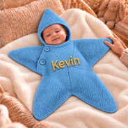 Adorable,Christmas,First Christmas,Gift For Baby,Icon,New Baby - Baby's First Christmas, Baby Shower Gift For Newborn, New Parents - Personalized Embroidery Letter Baby Star Suit