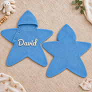 Adorable,Christmas,First Christmas,Gift For Baby,Icon,New Baby - Baby's First Christmas, Baby Shower Gift For Newborn, New Parents - Personalized Embroidery Letter Baby Star Suit