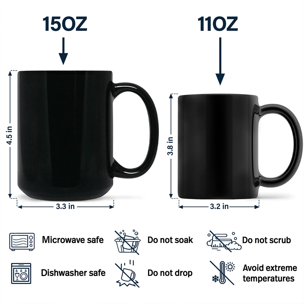 Custom Photo American Hero 250 Years Of Freedom - Personalized Black Mug