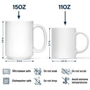 Gift For Husband,Gift For Father,New Dad,New baby,Non-Eng,Calendar,Icon,Sentimental - Calendar Dad And Baby The Day You Became My Dad - Personalized Mug