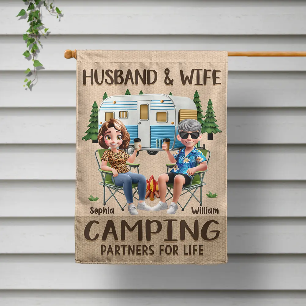 Making Memories One Campsite At A Time - Personalized Flag