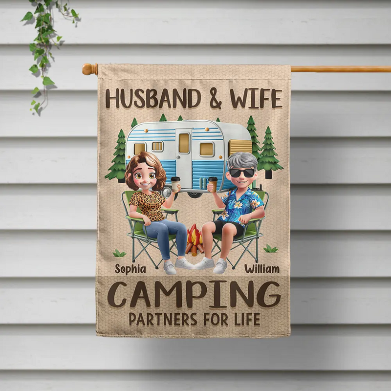 Making Memories One Campsite At A Time - Personalized Flag