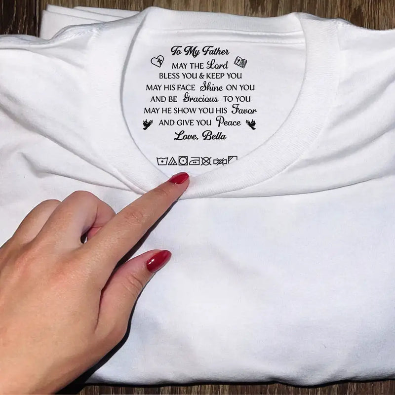 Christian,Gift For Husband,Gift For Boyfriend,Gift For Yourself,Gift For Men,Gift For Grandpa,Gift For Father,Gift For Son,Gift For Brothers,Non-Eng,Devoted - May The Lord Bless You - Personalized T Shirt