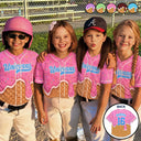 Baseball,Back To School,Gift For Kids,Summer,Proud,Custom Text - Melting Ice Cream - Personalized Baseball Jersey Shirt