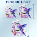 Memorial, Family, Gift For Men, Gift For Women, Sad, Top Market - Memorial Crystal Effect Those We Love Don't Go Away - Personalized Acrylic Car Hanger