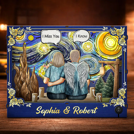 Memorial Still Talk About You Family Starlit Night - Personalized DIY Book Nook Kit