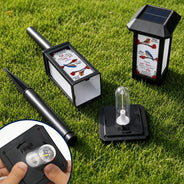 Christmas, Sympathetic, Family, Memorial, Icon - Memorial Those We Love Don't Go Away - Personalized Solar Garden Light