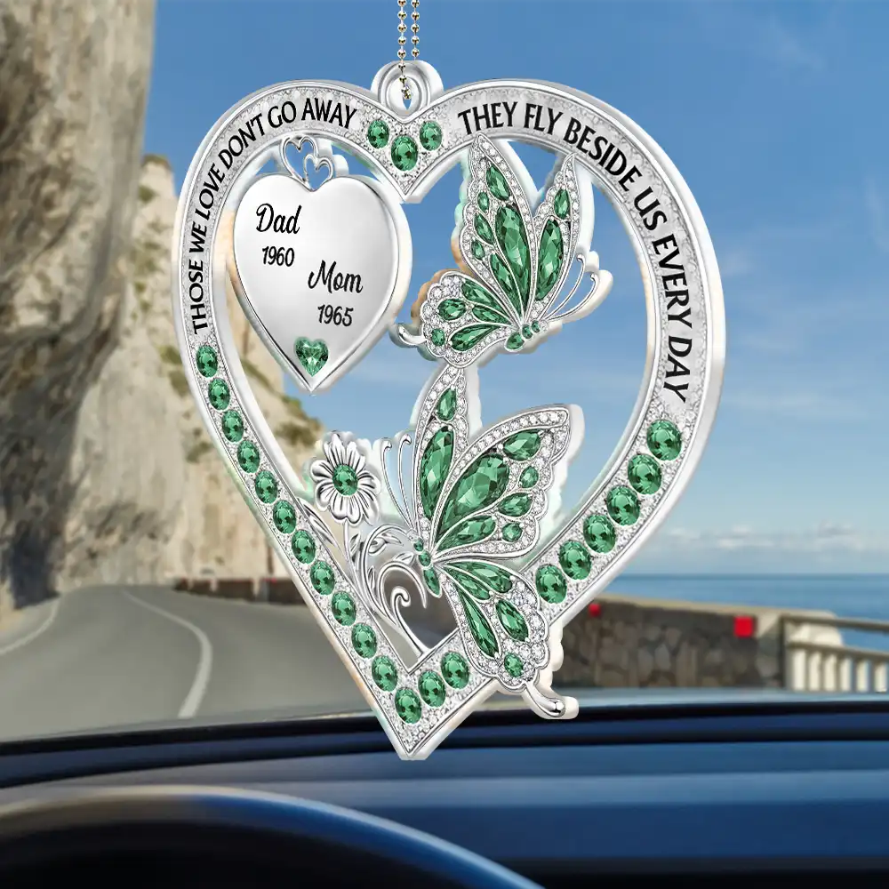 Memorial,Family,Gift For Men,Gift For Women,Sad,Top Market - Memorial Your Wings Were Ready 3D Effect - Personalized Acrylic Car Hanger