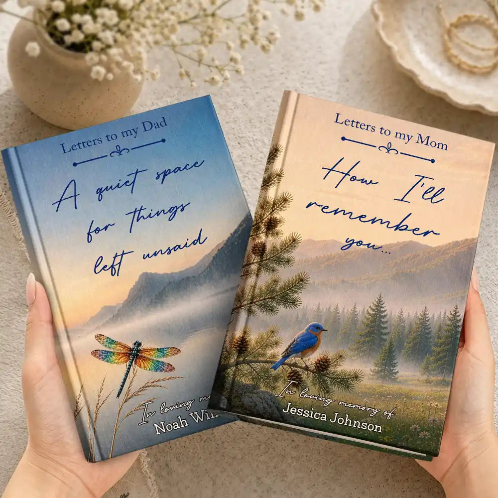 Memorial Loved One,Christmas,Sympathetic,Family,Memorial,Icon - Memorial Letters To Loved One In Heaven All The Things I Wish I Could Tell You - Personalized Hardcover Journal