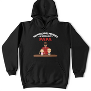 Gift For Husband,Parents,Gift For Yourself,Gift For Men,Gift For Grandpa,Gift For Father,Love,French,Gift For Grandparents,Non-Eng,Vector,Adorable - Mes Personnes Préférées M’appellent Papi - T-Shirt Personnalisé