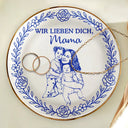 Gift For Mother,Gift For Women,Gift For Grandma,Gift For Wife - Eigenes Foto Als Bleistiftskizze Ich Liebe Dich Mama Oma - Personalisierte Schmuckschale