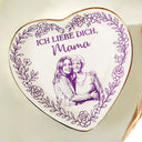 Gift For Mother,Gift For Women,Gift For Grandma,Gift For Wife - Eigenes Foto Als Bleistiftskizze Ich Liebe Dich Mama Oma - Personalisierte Schmuckschale