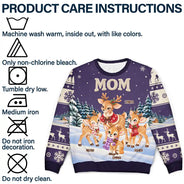 Christmas,Gift For Grandma,Gifts For Her,Icon,Sentimental,Top Market - Christmas Gift For Grandma - Personalized Reindeer Grandkids Unisex Ugly Sweater