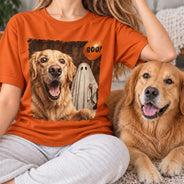 Art Design,Custom Photo,Halloween,Humorous,Pet Lovers,Photo - Halloween Pet Selfie,Top Market - Halloween Gift For Dog Lovers Cat Lovers - Personalized Custom Photo Funny T Shirt