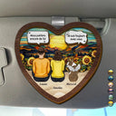 Pet Lovers,Pet Mom,Dog Lovers,Dog Mom,Cat Lovers,Cat Mom,Memorial,French,Non-Eng,Vector,Sympathetic - Tu Me Manques Mémorial Pour Chat Chien - Clip De Pare-Soleil De Voiture À Forme Spéciale Personnalisé