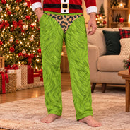 Christmas, Gift For Men, Gift For Yourself, Gifts For Him, Humorous, Icon - Funny Gag Gift For Husband Dad Brother - Personalized Christmas Character Costume Pajama Pants