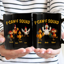 Funny,Gift For Yourself,Gift For Women,Gift For Men,Farm,Top Market - 3D Effect Funny Chickens F-CAW-F Squad - Personalized Mug