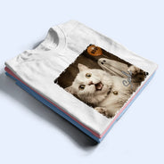 Art Design,Custom Photo,Halloween,Humorous,Pet Lovers,Photo - Halloween Pet Selfie,Top Market - Halloween Gift For Dog Lovers Cat Lovers - Personalized Custom Photo Funny T Shirt