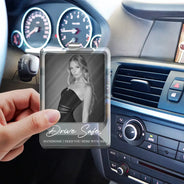 Custom Photo, Dynamic Photo, Gift For Couples, Gift For Him, Gift For Husband, Romantic - Anniversary Gift For Husband - Personalized Custom Photo Drive Safe I Love You Acrylic Car Visor Clip