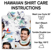 Custom Photo Funny Family Face Vacation - Birthday, Loving Gift For Husband, Wife, Couples, Dad, Mom - Personalized Custom Hawaiian Shirt