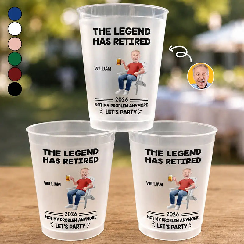 Retirement,Gift For Yourself,Gift For Women,Gift For Men,Gifts For Colleagues,Non-Eng,Photo,Vector,Humorous - The Legend Has Retired Not My Problem Anymore