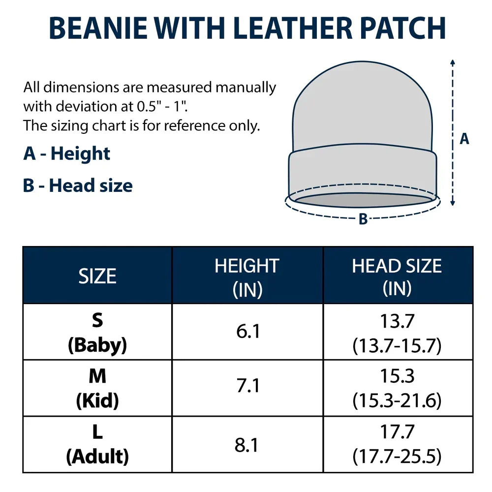 Top Market,Pet Mom,New Baby,Playful,Christmas,Gift For Mother,Pet Lovers,Vector - New Baby Protected By Pets Gift For New Mom New Dad New Baby - Personalized Beanie With Leather Patch