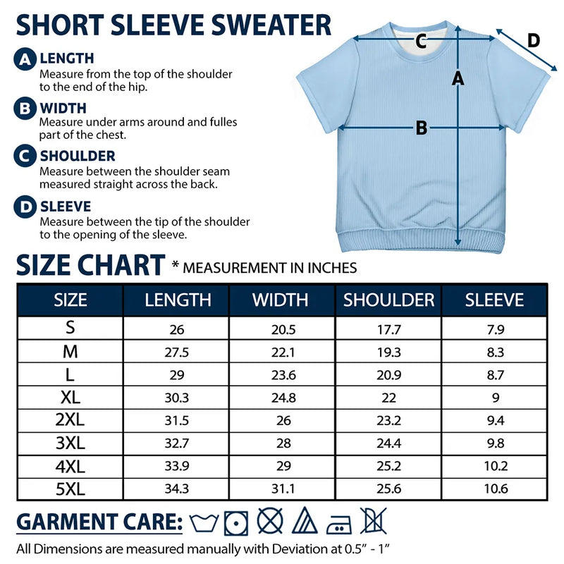 Custom Photo Best Dad Grandpa Ever - Personalized Short Sleeve Sweater