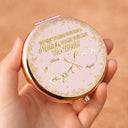 Mom,Daughters,Gift For Daughter,Love,Gift For Mother - Mom And Daughter Forever Linked Together - Personalized Compact Mirror