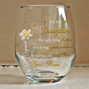 Gift For Daughter, Mom - Daughters (Adult), Gift For Women, Happy, Grandma - Grandkids, Gift For Grandkids - Mom Daughter The Only Thing Better Than Being Your Mother - Personalized Stemless Wine Glass